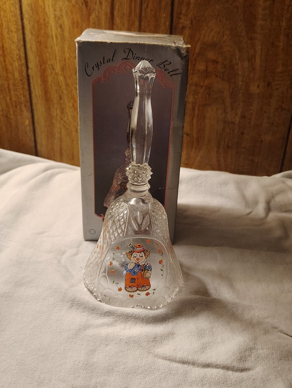 Vintage 1990 Crystal Dinner Bell By Thomco